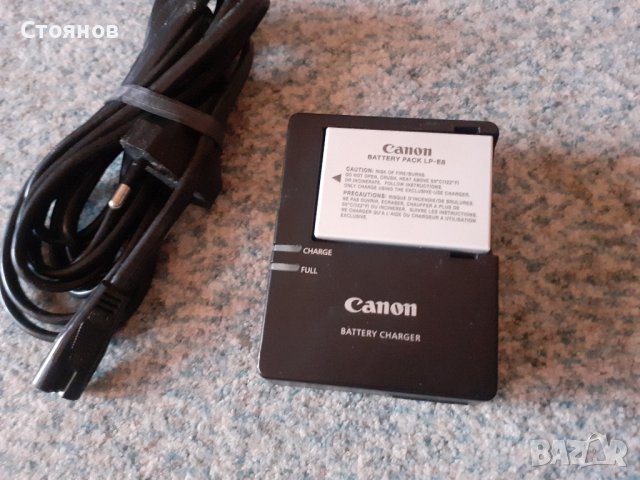 Зарядно Canon LC-E8E (за Canon EOS 550D/600D/650D + нова   батерия LP-E8) 
55лв.