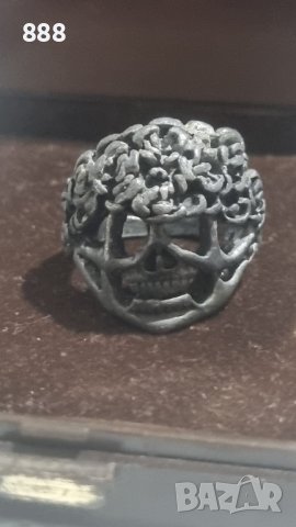 Пръстен череп , снимка 6 - Пръстени - 43331156