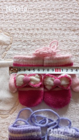 Детски плетени шапки и ръкавици, снимка 12 - Други - 28727663