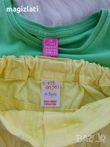 Тениска и къси панталони 4-5 години, снимка 6 - Детски комплекти - 29049152