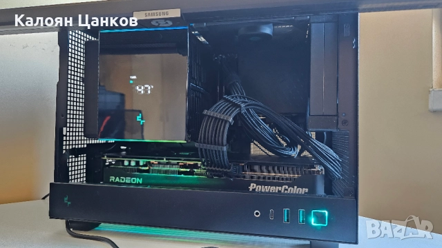 Кутия DeepCool CH160 mini-ITX с гаранция, снимка 5 - Захранвания и кутии - 52917454