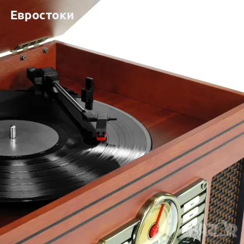 Victrola The Quincy 6-в-1 Bluetooth плейър и мултимедиен център с вградени високоговорители, снимка 6 - Други - 48005746