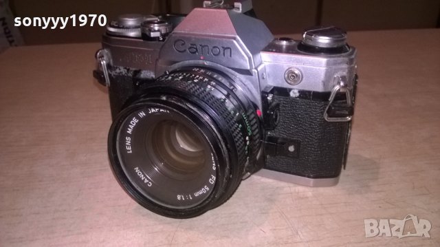 canon ae-1 made in japan-ретро фото-внос франция, снимка 6 - Фотоапарати - 26236497