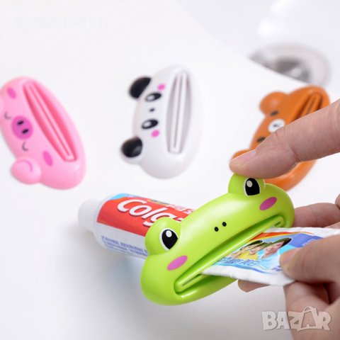 (ЖИВОТИНЧЕ) Детска машинка за изстискване на паста за зъби