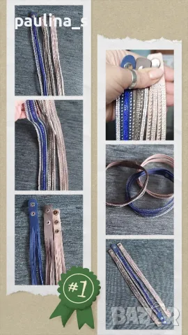 Три различни броя / Колие тип чокър - Филигран като дантела и други, снимка 7 - Колиета, медальони, синджири - 44157083