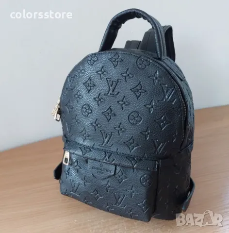 Черна раница  Louis Vuitton кодBSG70E, снимка 3 - Раници - 45006914