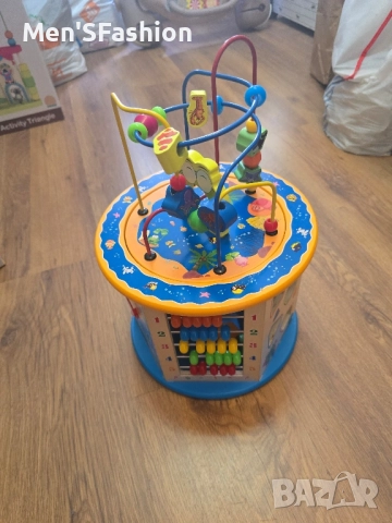 Интерактивна дървена играчка 8 в 1, снимка 4 - Образователни игри - 51616240