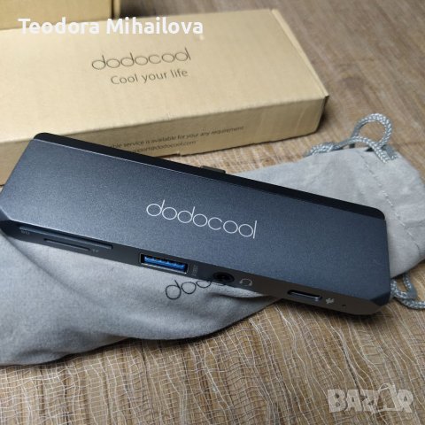 2 броя Адаптер  USB HUB 6 in 1 Dodocool , снимка 7 - Кабели и адаптери - 38486160