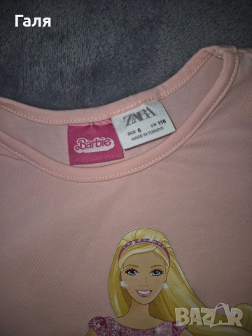 Рокля Барби - Zara, снимка 2 - Детски рокли и поли - 52904698
