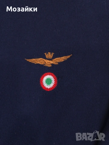Aeronautica Militare кардиган като ново, тъмно синьо, размер L, снимка 2 - Пуловери - 53596312