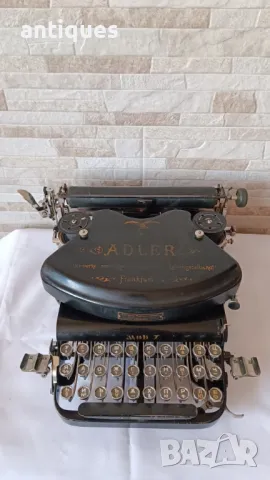 Стара пишеща машина Adler Mod.7 - Made in Germany - 1939 година - Антика, снимка 2 - Антикварни и старинни предмети - 49159643