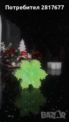 Коледни Снежинки(свещички), снимка 6 - Декорация за дома - 38778612