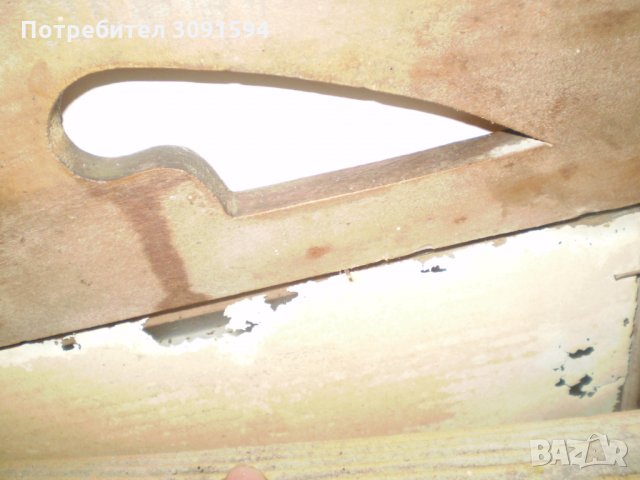 Винтич голяма  Икона рисувана на стъкло В стара Дървена рамка , снимка 7 - Антикварни и старинни предмети - 34687303