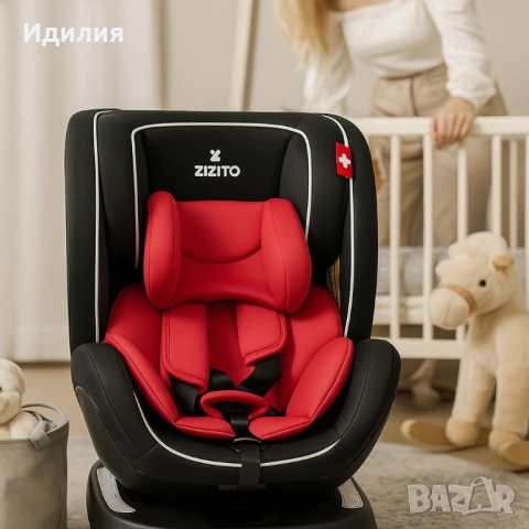 Столче за кола Zizito Amadeo, 0-36 кг, с IsoFix, снимка 3 - Столчета за кола и колело - 51718664