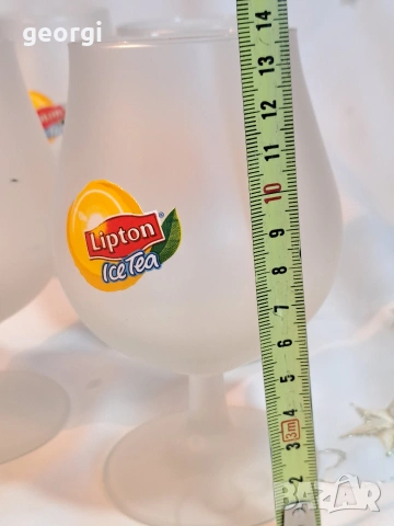 ретро чаши Ice tea Lipton 32/4, снимка 5 - Чаши - 53159712