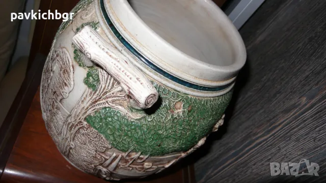 Немско гърне с гравюри, снимка 2 - Антикварни и старинни предмети - 47644364