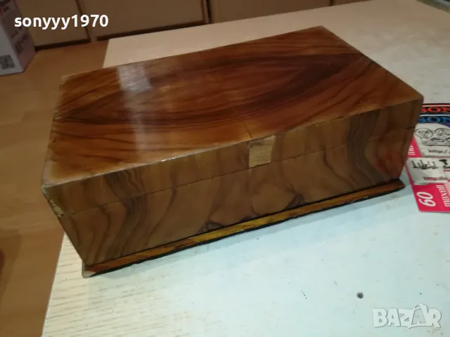 КРАСИВА КУТИЯ-ЕСТЕСТВЕН ФУРНИР 1503251729, снимка 7 - Антикварни и старинни предмети - 49507394