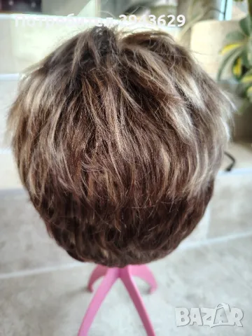 Перука от естествен косъм , снимка 4 - Аксесоари за коса - 50194783