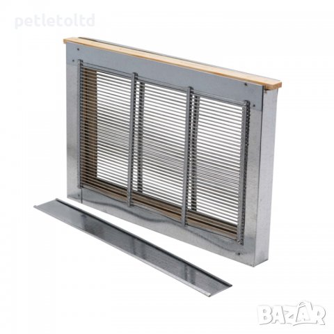 Ханеманов изолатор за пчелната майка за 1 бр. ДБ рамка (метален), снимка 2 - За пчели - 39960697