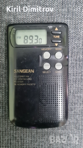 Sangean DT-200 – FM/AM джобно цифрово радио, снимка 2 - Радиокасетофони, транзистори - 52913614