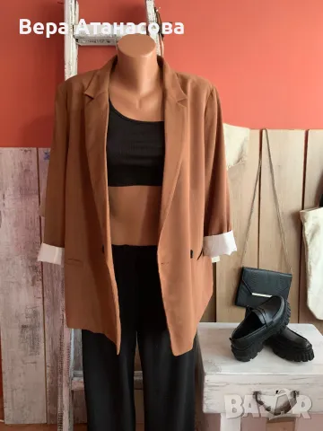 🤎🤎🤎 Сако H&M в свободна кройка с подплата🍋