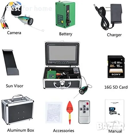  Камера за подводен риболов- риботърсачка MOUNTAINONE, снимка 5 - Камери - 49684456