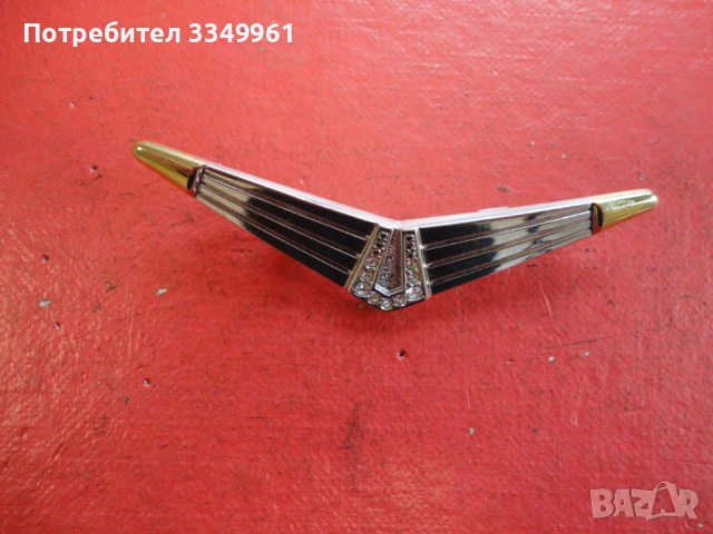 Невероятна щипка игла за вратовръзка с камъни 6, снимка 2 - Гривни - 51342287