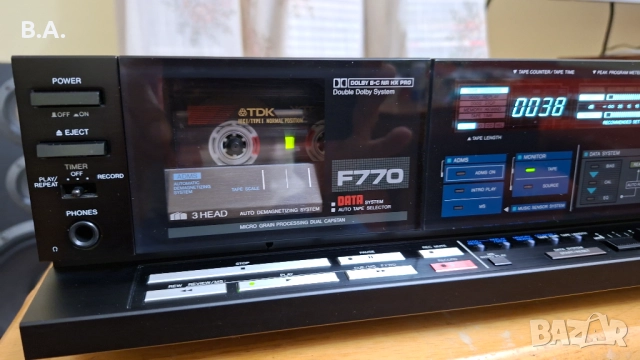 AIWA AD-F770 Black, снимка 2 - Декове - 51762183