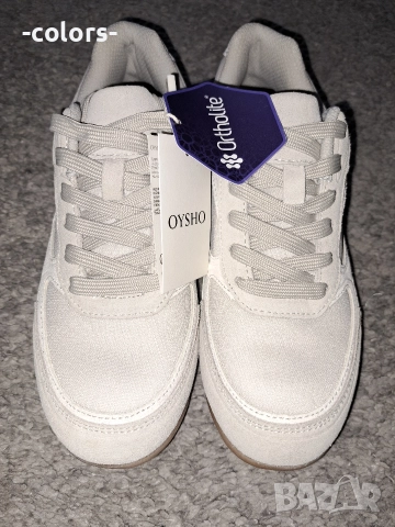 Сникърси велур Oysho, снимка 5 - Маратонки - 52671061