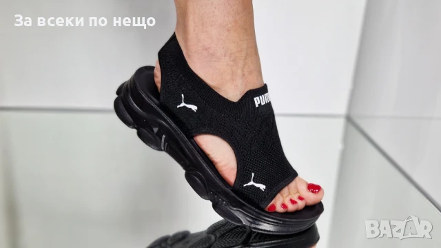 Puma Дамски Черни Спортни Ежедневни Сандали Пума От 36 До 41 Номер Код P842, снимка 2 - Сандали - 50834841