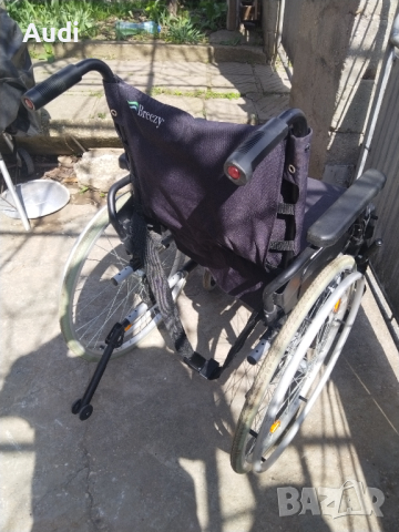Инвалидна рингова количка за оперирани, възрастни, трудно подвижни хора., снимка 5 - Инвалидни колички - 44895317