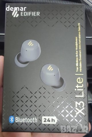 Безжични слушалки Edifier X3 Lite True Wireless Earbuds, сиви; бели, снимка 8 - Bluetooth слушалки - 43107745