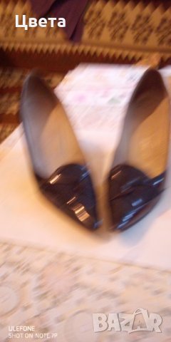 Лачени обувки, снимка 3 - Дамски обувки на ток - 32606253