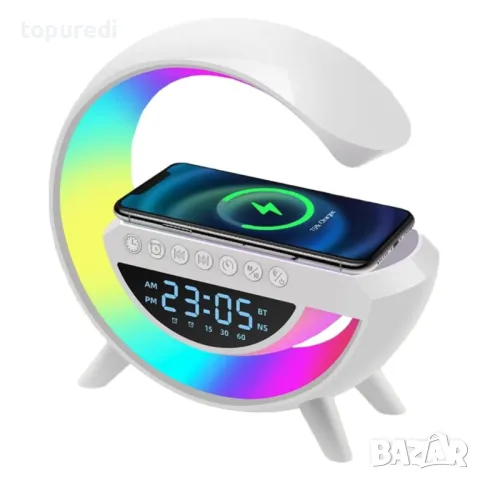 5В1 СМАРТ ЛАМПА – МУЗИКА, ЗАРЯДНО, ЧАСОВНИК И СВЕТЛИНА, снимка 5 - Други - 49929647