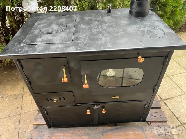 Печка Прити с фурна с водна риза, снимка 5 - Отоплителни печки - 52890206