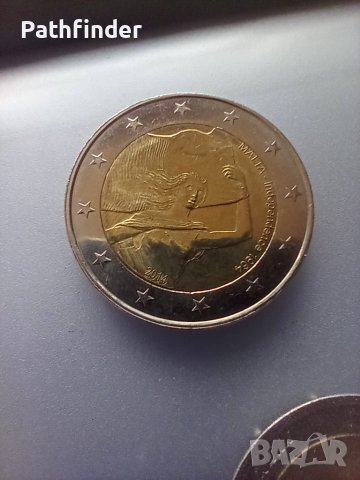 2 евро 2014 Малта нециркулирала, снимка 1 - Нумизматика и бонистика - 44846670