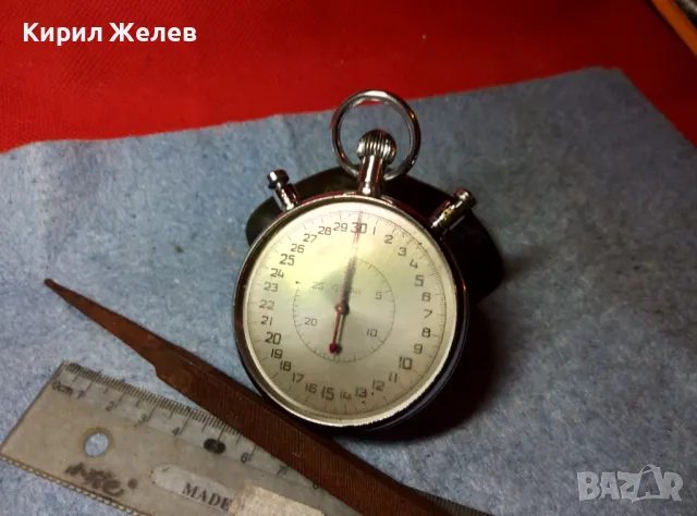 СЛАВА 20 КАМНЕЙ СДЕЛАНО в СССР Стар ГОЛЯМ ПРОФЕСИОНАЛЕН РУСКИ СПОРТЕН ХРОНОМЕТЪР РЯДЪК МОДЕЛ 11313, снимка 12 - Антикварни и старинни предмети - 48288558