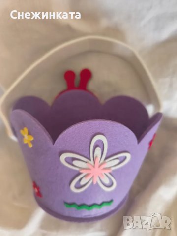 Великденска подаръчна кошничка Milka/Милка-калинка, снимка 2 - Други - 48097992