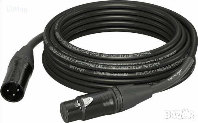 Сигнален кабел с XLR конектори Behringer, снимка 3 - Други - 43266386