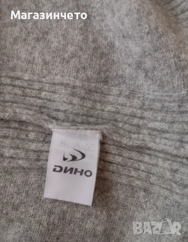 Вълнен пуловер (80% вълна) DINO, размер 158-164, снимка 6 - Детски пуловери и жилетки - 52463133