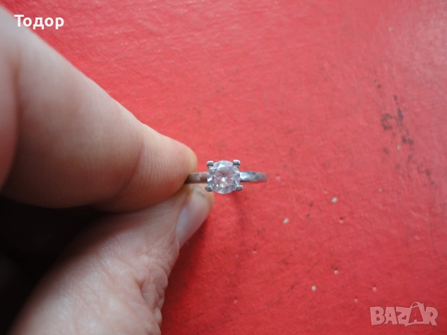 Луксозен сребърен пръстен с камък , снимка 3 - Пръстени - 53304831