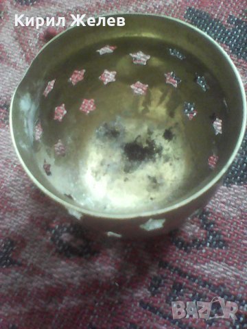 Бронзово свешниче 71521, снимка 2 - Декорация за дома - 28113466