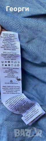 Лятна дънкова риза с връзване, без ръкави, р-р 38., снимка 4 - Ризи - 51308405