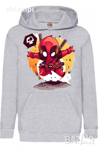 Детски Суитчър/Суитшърт Marvel Deadpool 1,Игра,Подарък,Изненада,Забавление,Рожден Ден, снимка 2 - Детски анцузи и суичери - 38324921