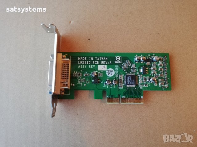 Card Adapter DVI-D ADD2 PCI-E Dual Display LR2910 Low Profile, снимка 1 - Видеокарти - 32949640