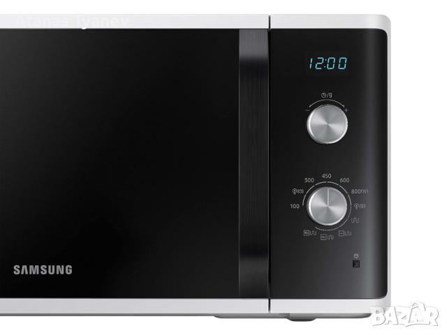 Микровълнова печка фурна Samsung MG23K3614AW/EG с грил 29см 23L 800W, снимка 4 - Микровълнови - 44895259