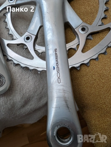 Ретро Шосейни Курбели Shimano 600 Tricolore, снимка 3 - Части за велосипеди - 52055003