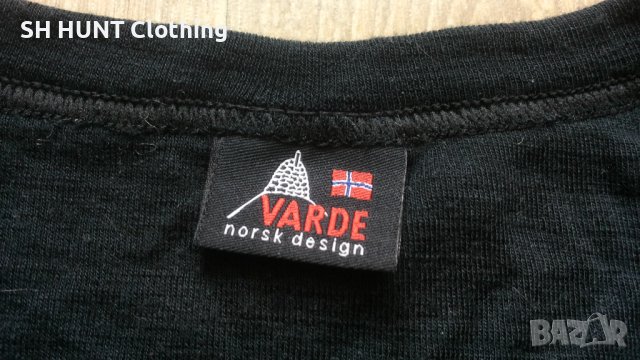 VARDE Norsk Desigm 100% Merino Wool T-Shirt размер L / XL тениска 100% Мерино Вълна - 707, снимка 5 - Тениски - 43571320