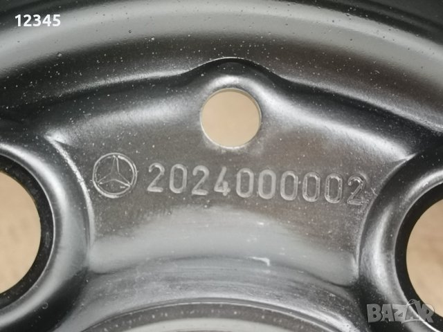 нова 15’’5x112 originalna za mercedes 15”5х112 оригинална за мерцедес-№573, снимка 4 - Гуми и джанти - 43389218