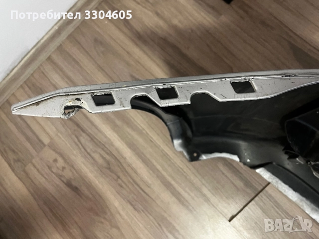 Предна броня за BMW E60 – Оригинална, за ремонт/боя, снимка 4 - Автомобили и джипове - 52874741